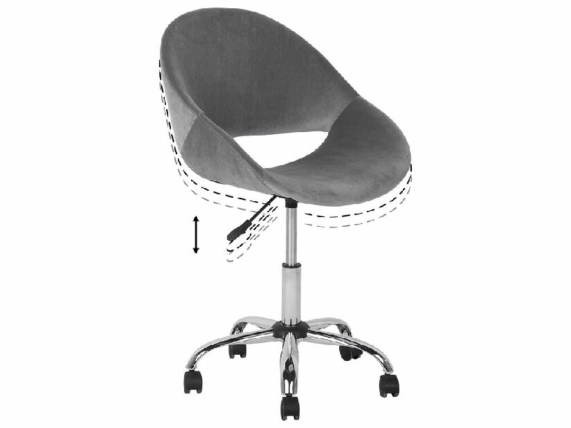 Kancelárska stolička Selno (sivá)