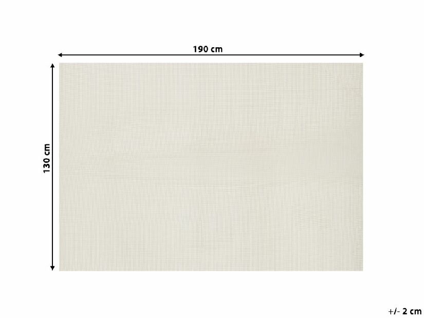 Protišmyková podložka pod koberec OSMO 130x190 cm (PVC) (biela)