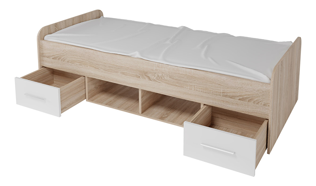 Jednolôžková posteľ 90 cm centuria CE04 (s roštom) *výpredaj