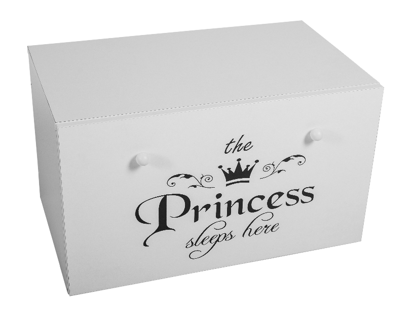 Úložný box pre deti Ione (biela + princess)