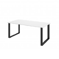 Jedálenský stôl Impie 185x90 (biela + čierna) *bazár