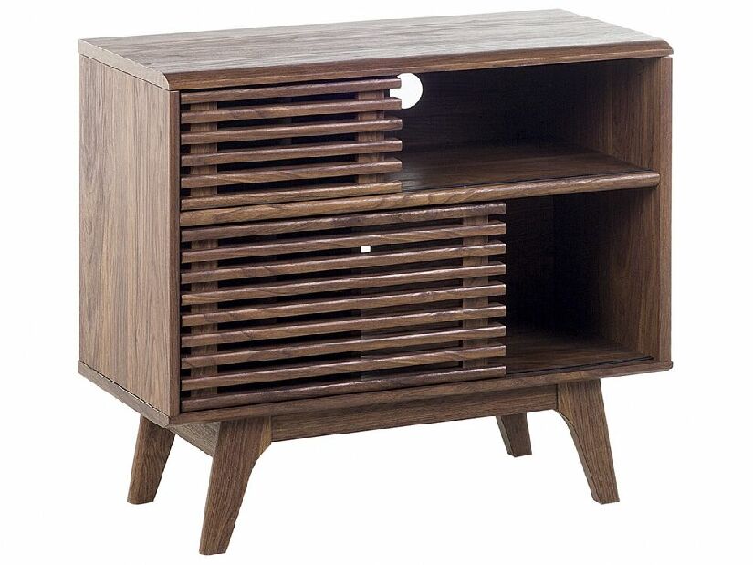 TV stolík/skrinka Coland (tmavé drevo)
