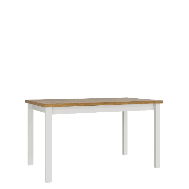 Rozkladací stôl 80 x 140+180 II (dub grandson L) (biela)