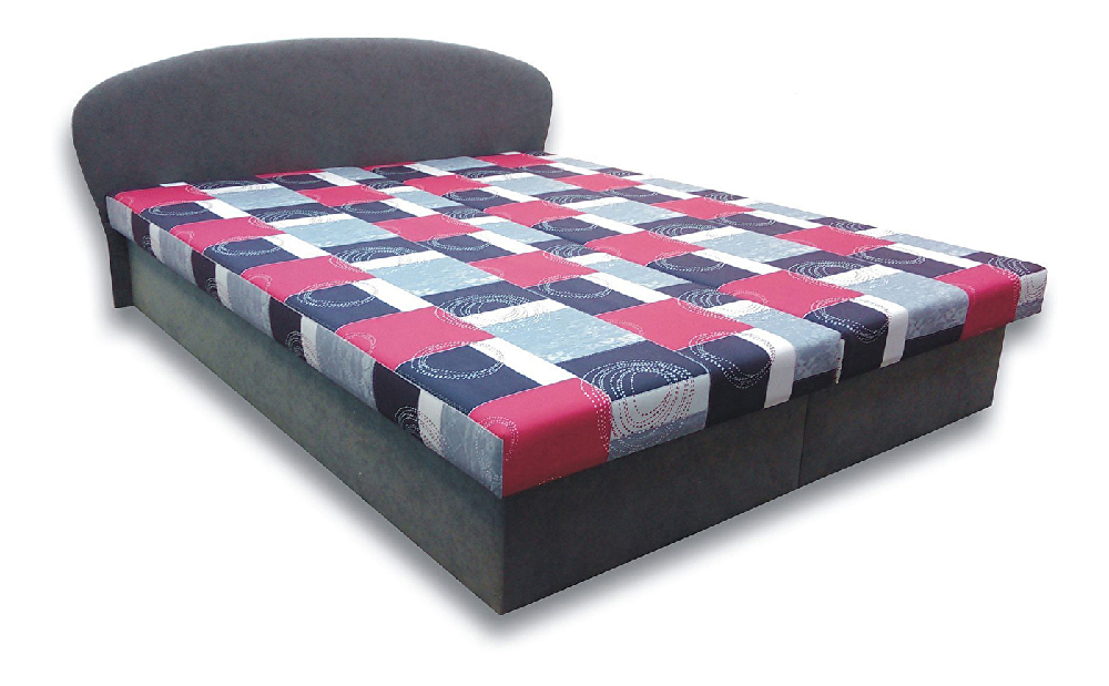Manželská posteľ 160 cm Malka 1 (s penovými matracmi) *bazár
