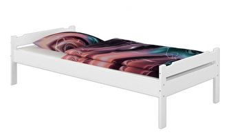 Jednolôžková posteľ 90 cm Lipo (biela)