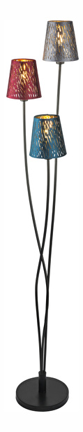 Stojanové svietidlo Ticon 15266-3S (moderné/dizajnové) (čierna + multicolor)