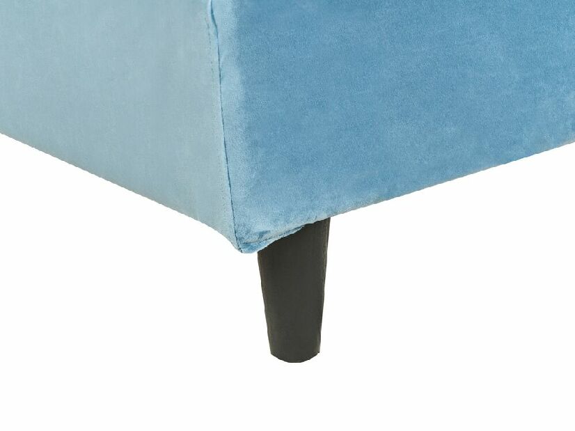 Jednolôžková posteľ 200 x 90 cm Ferdinand (modrá) (s roštom)
