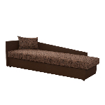 Jednolôžková posteľ (váľanda) 80 cm Jeannine (hnedá) (s úl. priestorom) (L)