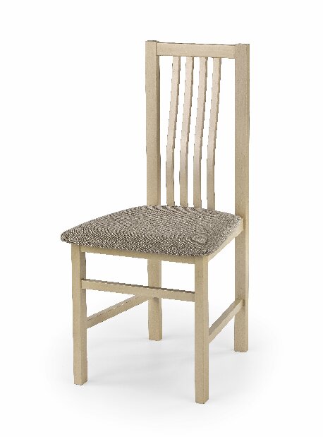 Jedálenská stolička Pawel (biela + béžová) *bazár