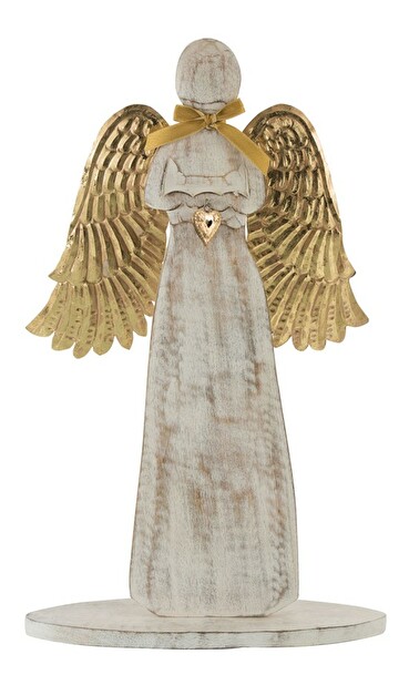 Figurína Jolipa Anjel Innocent Blush (31x2x46cm) (Biela)