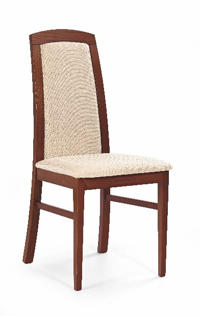 Jedálenská stolička Dominik (čerešňa antická II + béžová)