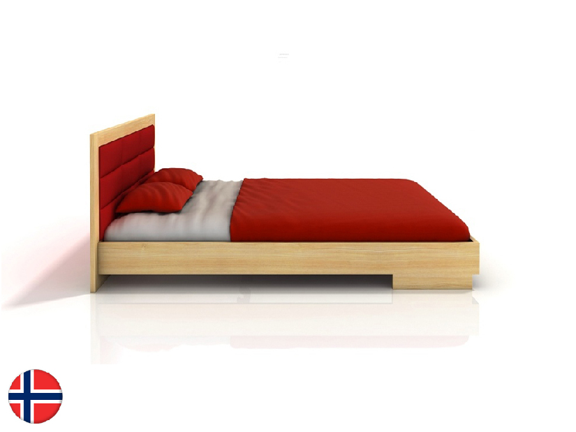 Manželská posteľ 160 cm Naturlig Stjernen (borovica) (s roštom)