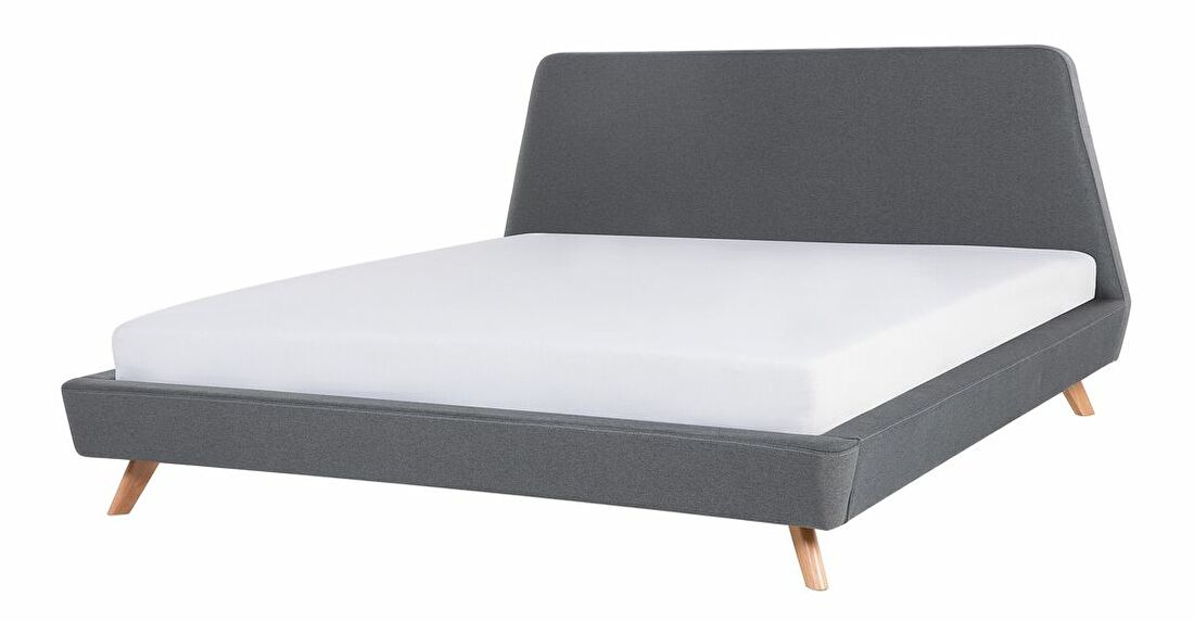 Manželská posteľ 180 cm Ventura (sivá) (s roštom)