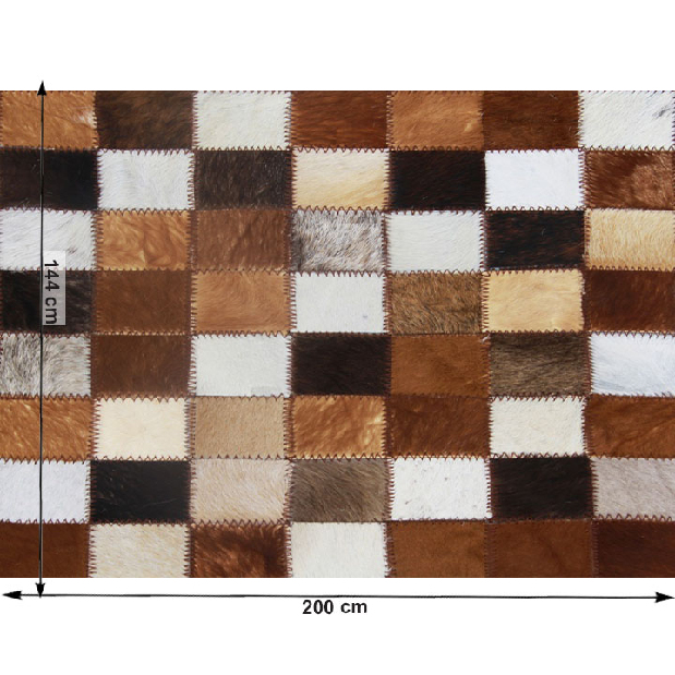Kožený koberec 144x200 cm Korlug typ 3
