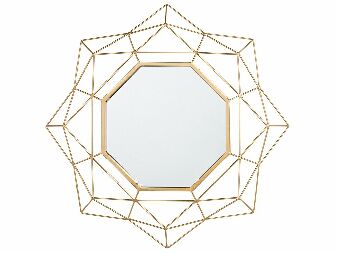 Nástenné zrkadlo Holt (zlatá)