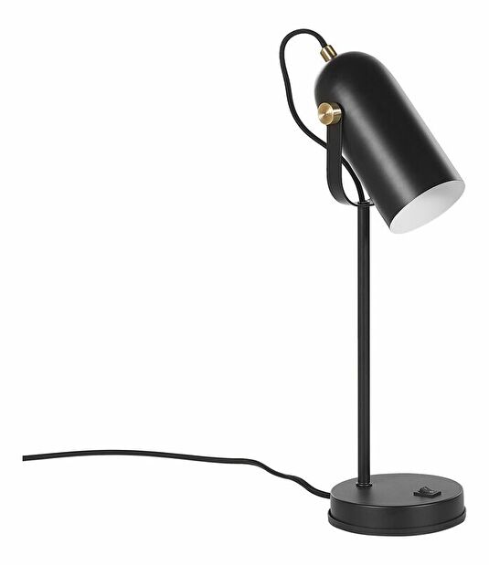Stolná lampa TYRO (kov) (čierna)
