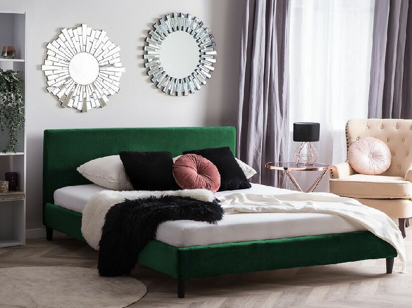 Poťah na posteľ 180x200 cm Futti (tmavo zelená) *výpredaj