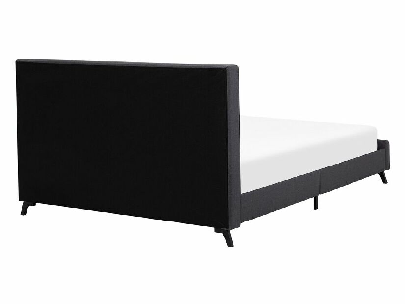 Manželská posteľ 140 cm AMBRE (s roštom) (sivá)
