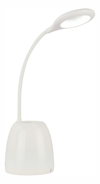 Stolové svietidlo LED Margaery 58324 (moderné/dizajnové) (biela + satinovaná) (Stmievateľné)