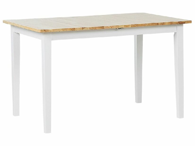 Jedálenský stôl HOWTON (svetlé drevo + biela) (pre 4 až 6 osôb)