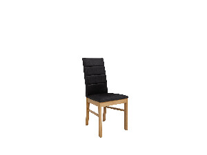 Jedálenská stolička BRW Ostia D09-TXK (dub prírodný + solar black)