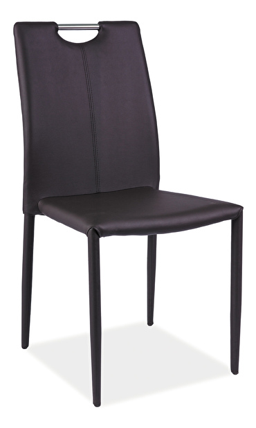Jedálenská stolička H-322 (ekokoža hnedá)