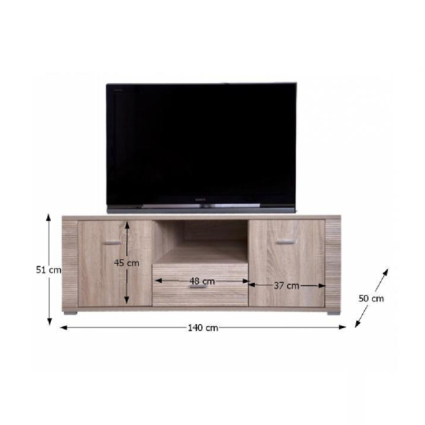 TV stolík/skrinka Gary Typ 13 2D1S