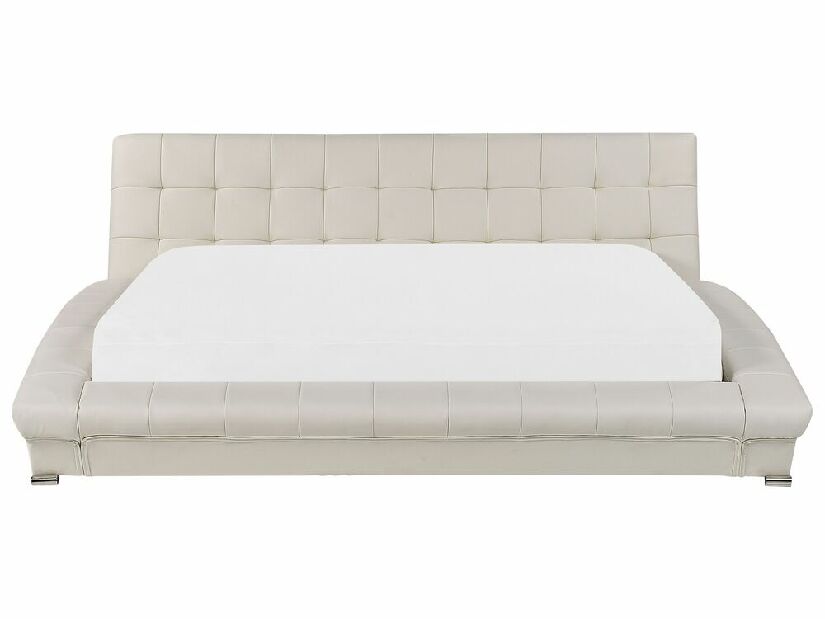 Manželská posteľ 180 cm LILLY (s roštom) (biela)