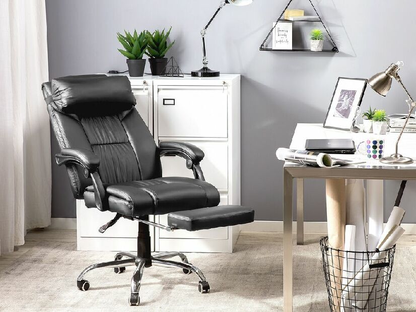 Kancelárska stolička Luxy (čierna)