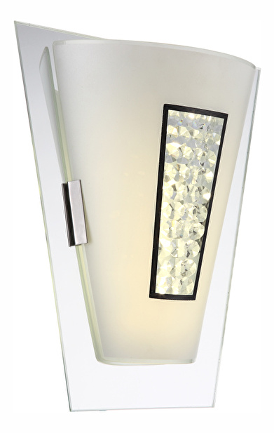 Stropné/nástenné svietidlo LED Amada 48240W (moderné/dizajnové) (chróm + opál)