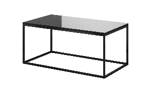 Konferenčný stôl Henry Typ 99 (čierny + čierny vysoký lesk)