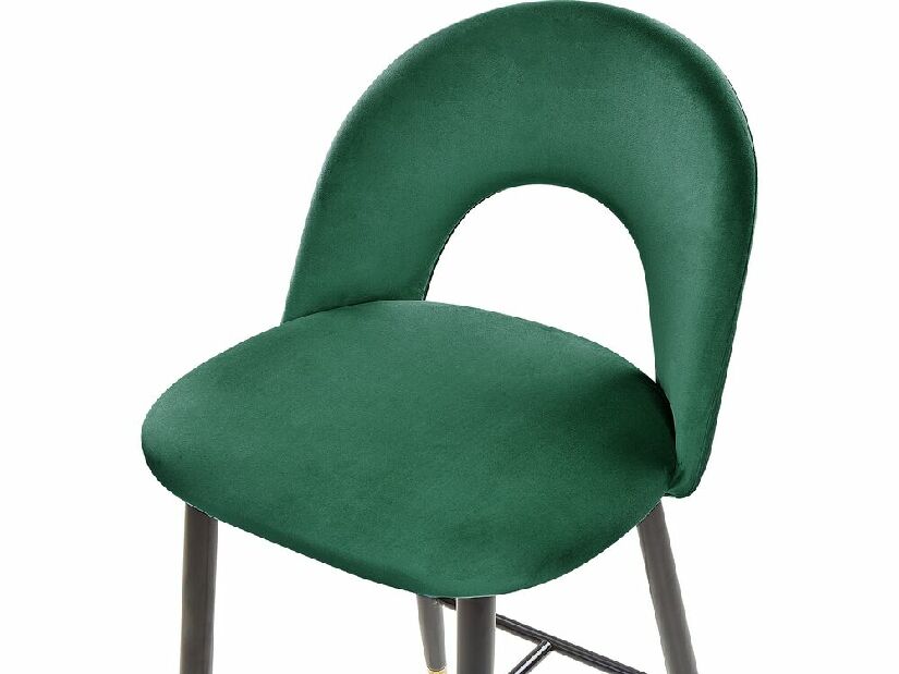 Set 2 ks barových stoličiek Fabian (zelená)