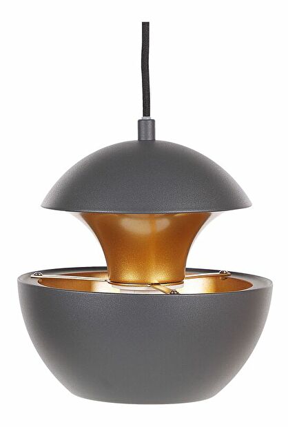 Závesná lampa BAJAN (kov) (čierna)