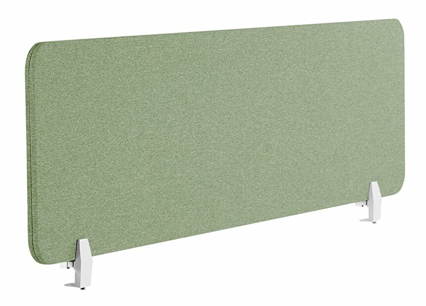 Prepážka na pracovný stôl 180 x 40 cm Walda (zelená) 