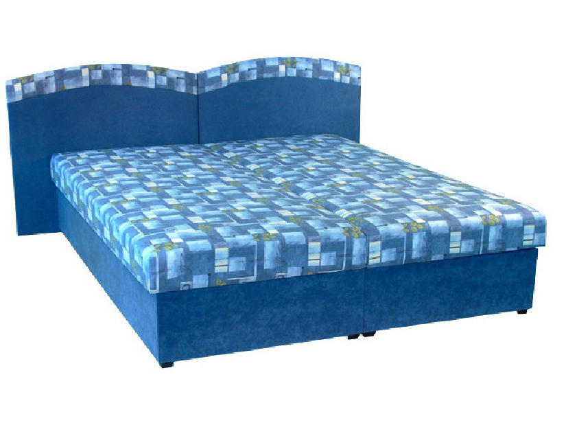 Manželská posteľ 160 cm Dot (s pružinovým matracom)