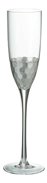Pohár na šampanské Jolipa Monde Sauvage (7x7x26cm) (Strieborná)
