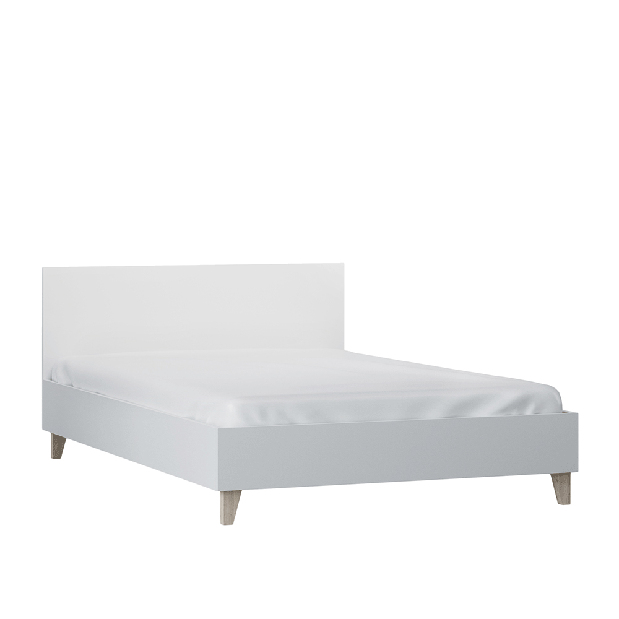 Jednolôžková posteľ 90 cm Famira (biela)