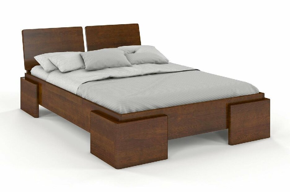 Manželská posteľ 200x200 cm Naturlig Jordbaer High (s roštom) *bazár