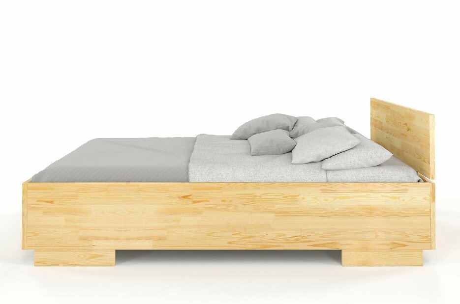 Manželská posteľ 200 cm Naturlig Larsos High (borovica)