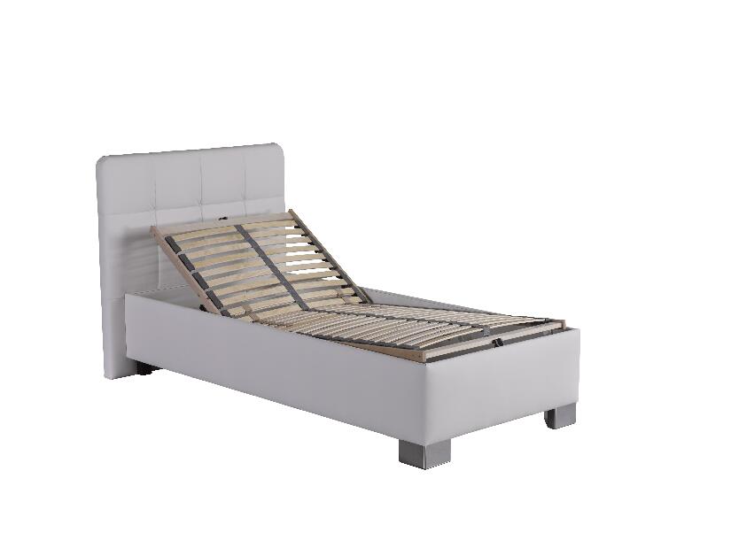 Jednolôžková posteľ 90 cm Blanár Kelly (sivá) (s roštom a matracom Nelly)