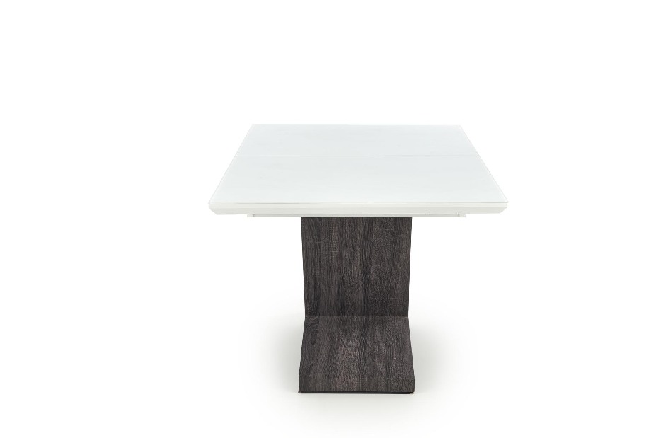 Jedálenský stôl Miriso (biela + tmavosivá) (pre 6 až 8 osôb)