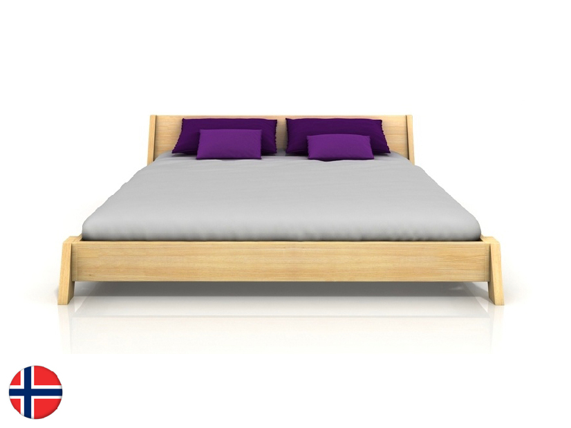 Manželská posteľ 200 cm Naturlig Skjolden (borovica) (s roštom)
