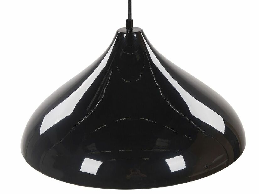 Závesná lampa Iskandar (čierna)