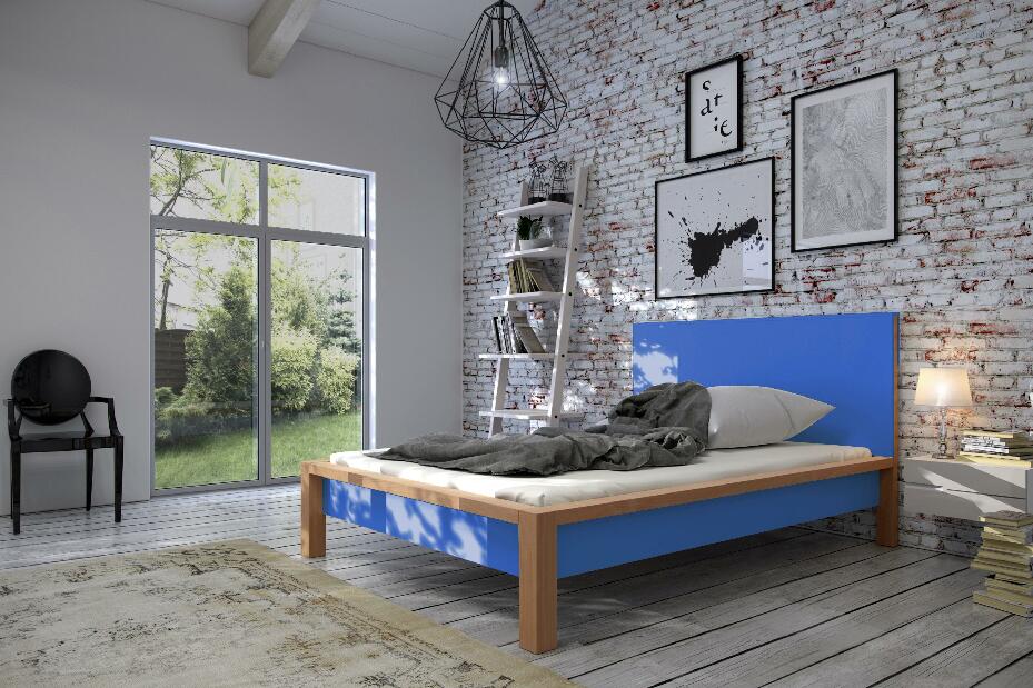 Manželská posteľ 140 cm Naturlig Lavikker (s roštom)