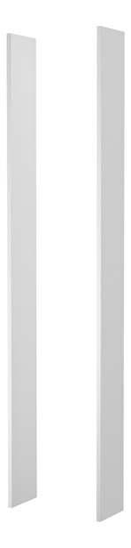 Bočné lišty Centaury Typ 03 (biela + biely lesk)