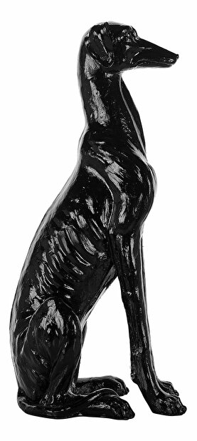 Dekoratívna figúrka GOIANIA 80 cm (sklolaminát) (čierna)