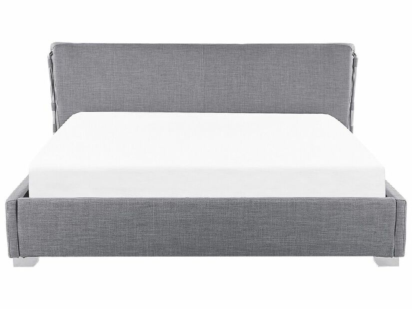 Manželská posteľ 180 cm PARNAS (s roštom) (sivá)