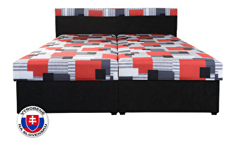Manželská posteľ 160 cm Carmella (so sendvičovým matracom)