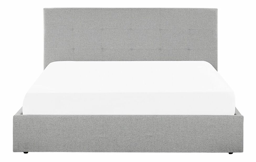 Manželská posteľ 180 cm Lorza (sivá)