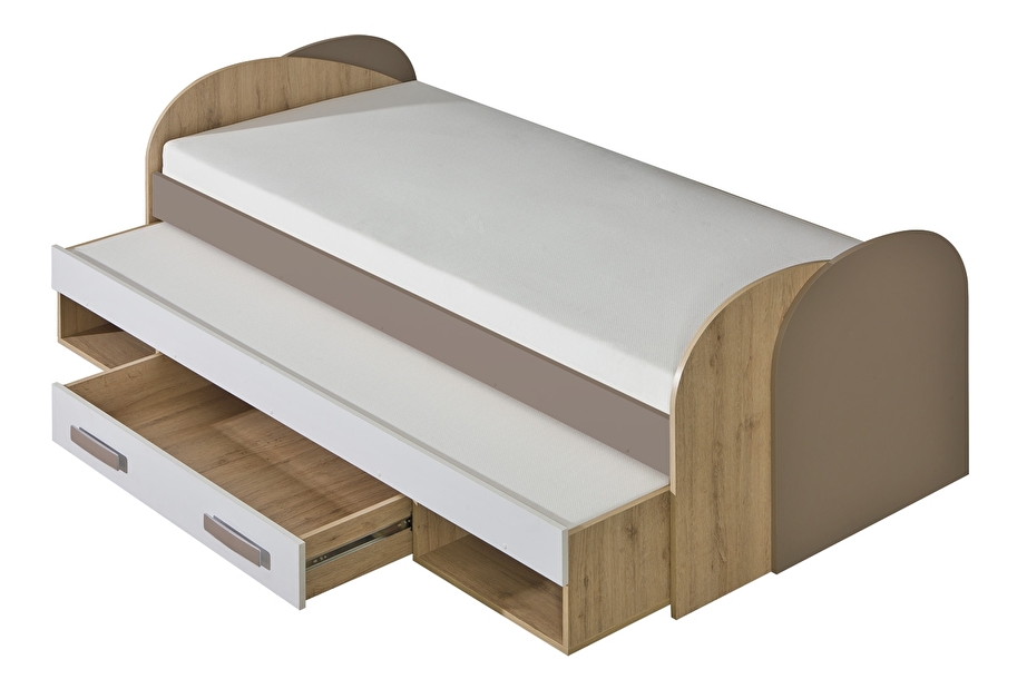 Rozkladacia posteľ 90 cm Katar K15 (s roštom)